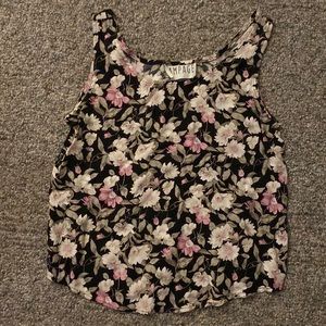 Floral tank top